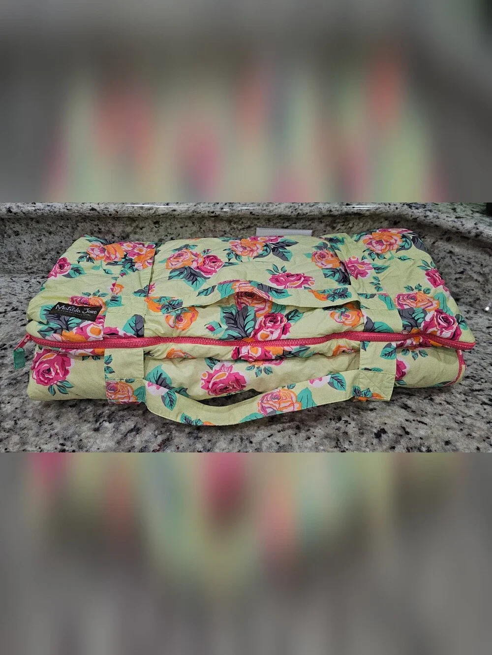Matilda Jane Ruffled Sleeping Bag - Blanket One Size Pink Yellow Orange - Picture 11 of 12